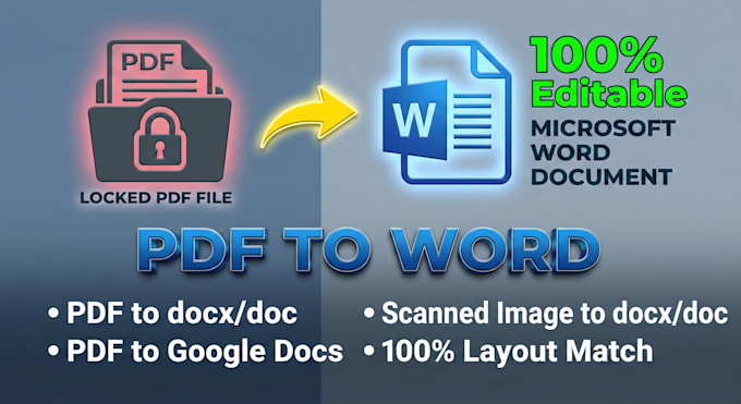 expertly convert PDF to word docx keeping the layout same