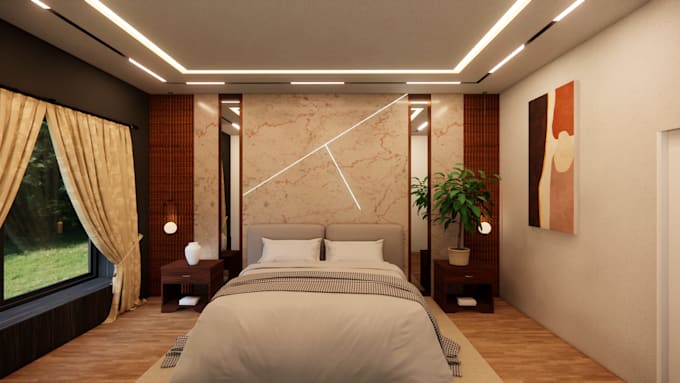 create simple 3d interior models using sketchup