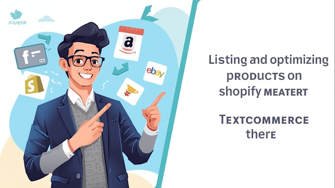 list and optimize products on shopify amazon ebay etsay and wocommerce