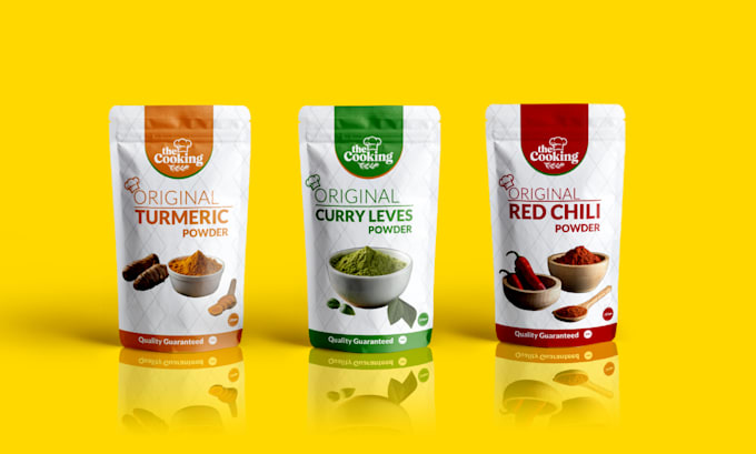stand up pouch packaging design custom label and product branding