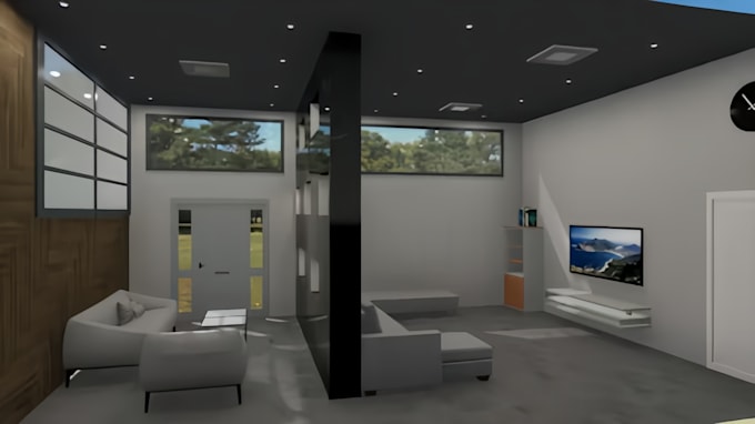 create stunning 3d exterior, interior, and floor plan renderings