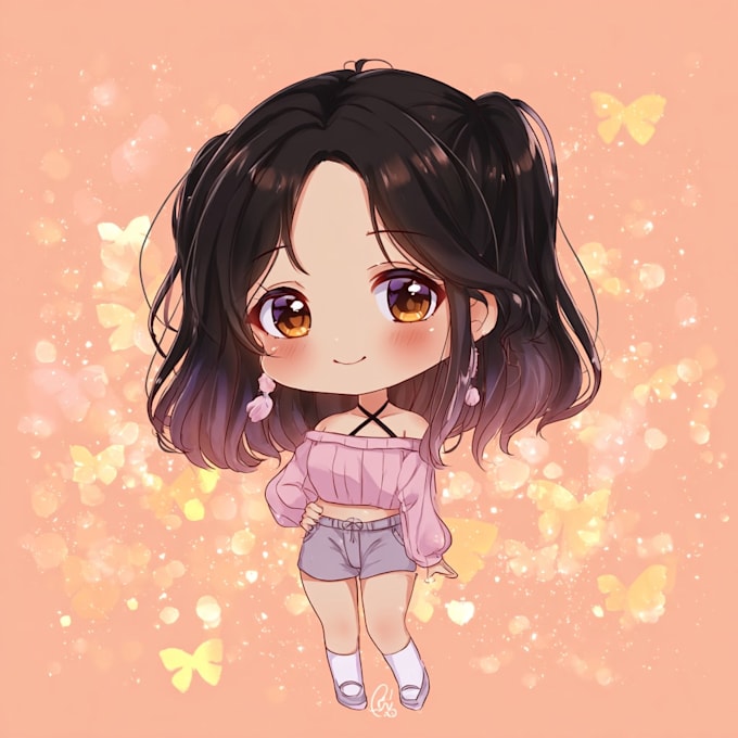 draw cute chibi art for you