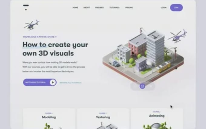 create 3d interactive website with threejs webgl and immersive animation