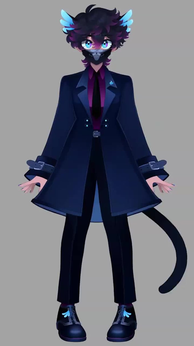 draw custom rig vtuber model live2d model live2d vtuber model vtuber rigging
