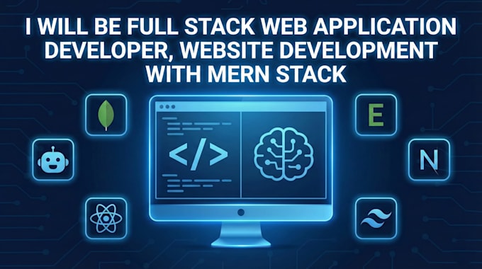 be  full stack developer, website development with mern stack