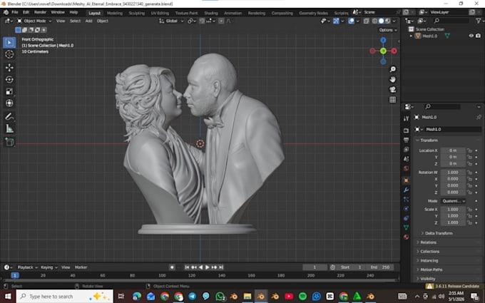 create 3d head realistic face, 3d face, 3d head, head burst