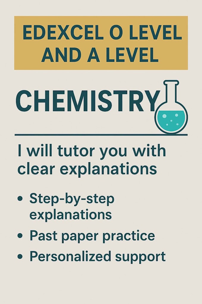 tutor edexcel o level and a level chemistry