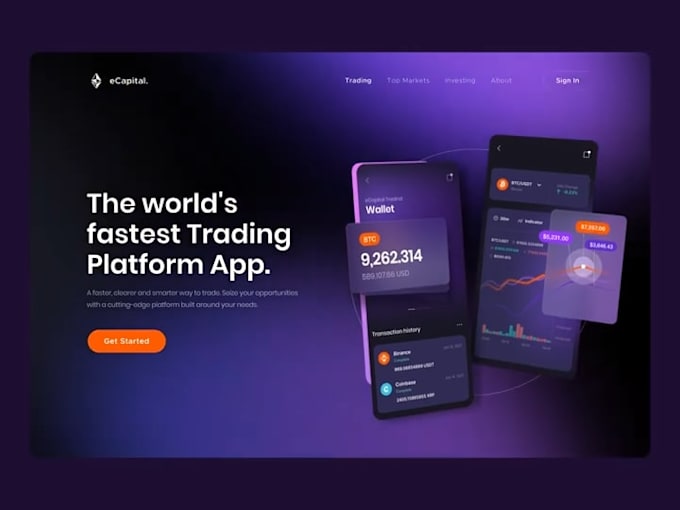 design premium 3d website animations and interactive UI effects