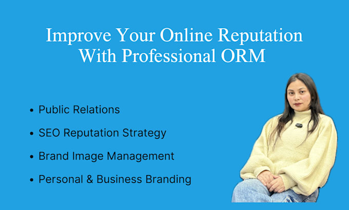 improve your online reputation with professional ORM