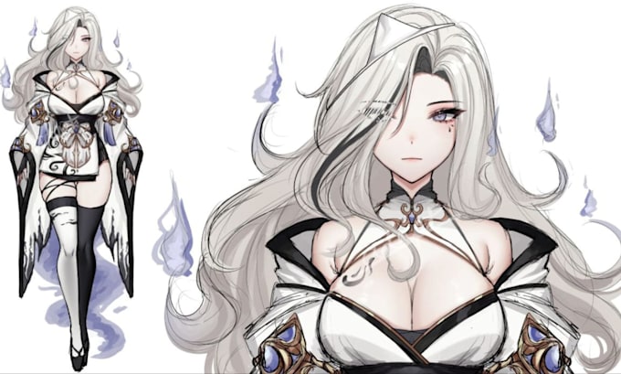 design and rig live2d vtuber model 2d vtuber model vtuber commission 2d anime