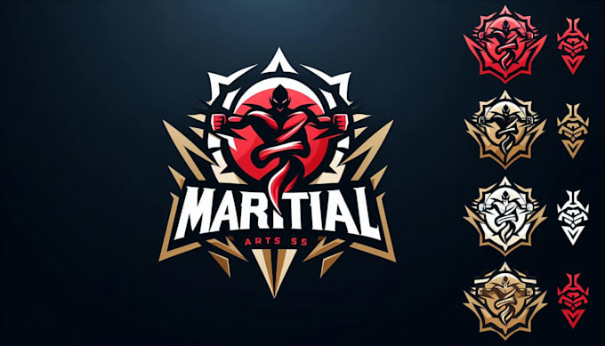 make different martial arts logo for your company