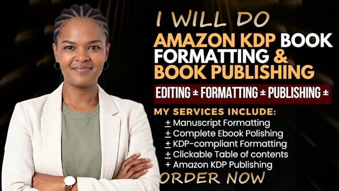 format and publish your book on amazon kdp, ingramspark, lulu or draft2digital