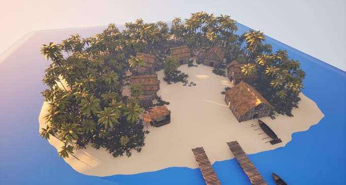create a 3d environment for games