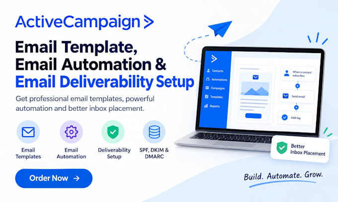 setup active campaign email template email automation email deliverability dmarc