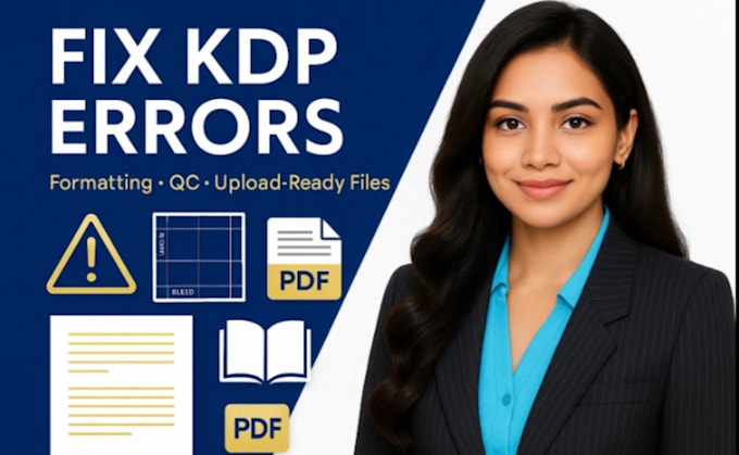 fix KDP errors formatting issues and make your book upload ready