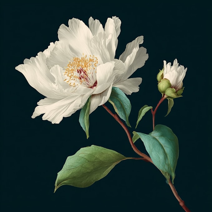draw realistic botanical art with precision