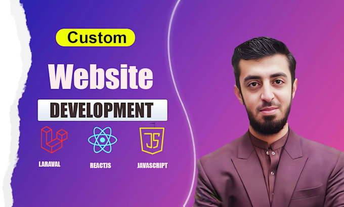 do website development design as react PHP laravel developer