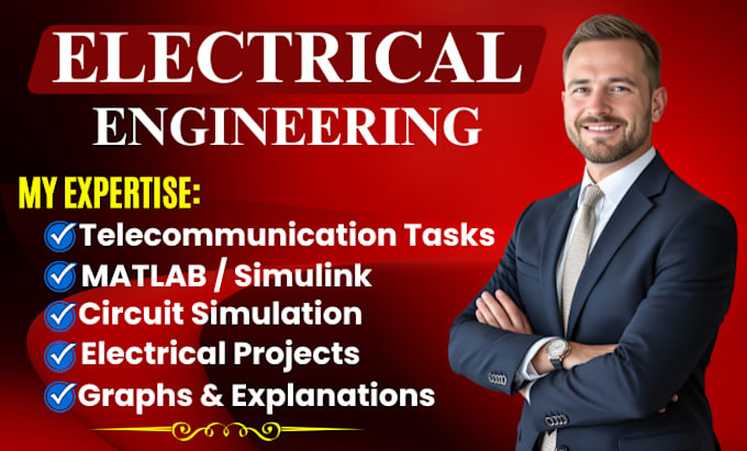 assist you in telecommunication and electrical assignment and projects