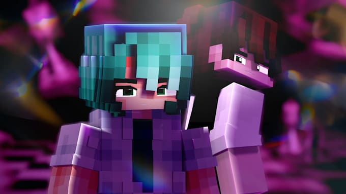 make a 3 wallpaper render minecraft for you