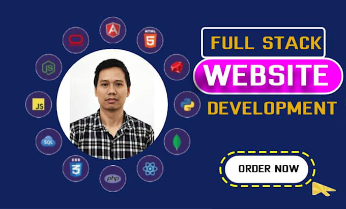do website development, develop custom website as full stack web developer