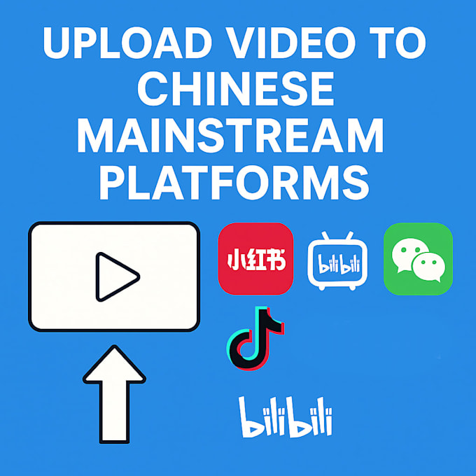 upload video to chinese mainstream platforms