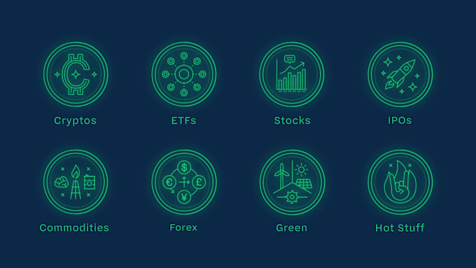 create clean and modern line icons for web and print