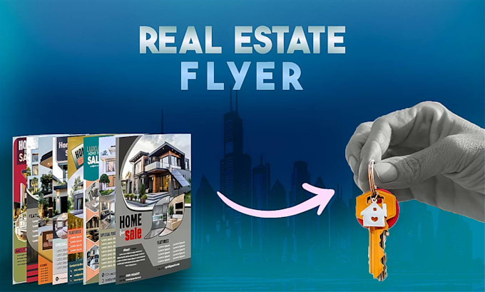 design premium real estate flyers that sell properties