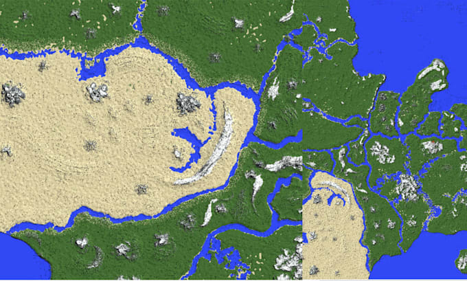 build custom minecraft map, survival world and realistic terrain in worldpainter