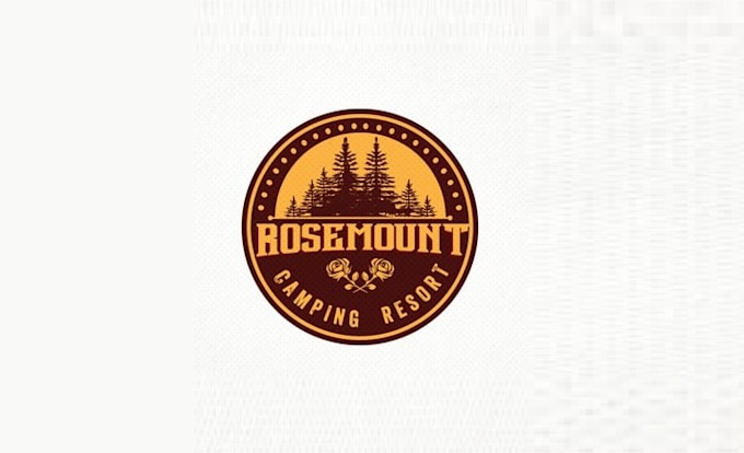 do super earthy logo for campground in the pocono mountains