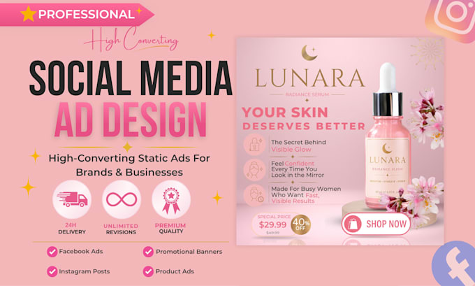 meta ads static picture and creative design in 12h