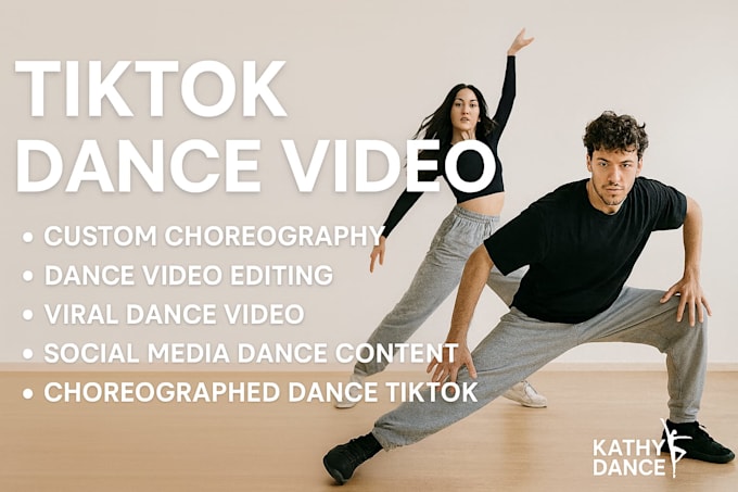 create eye catching  tiktok dance video, choreography dance