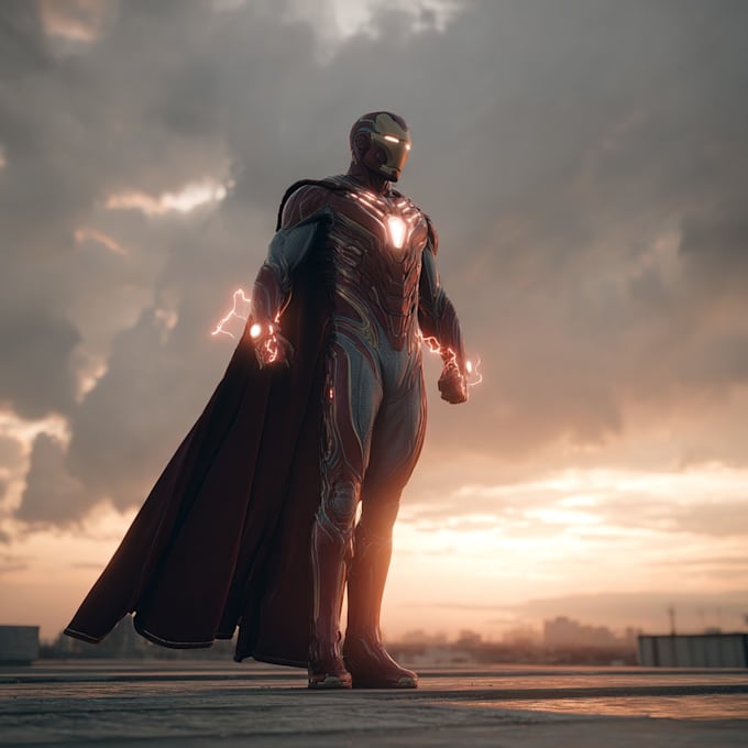 design original superhero character