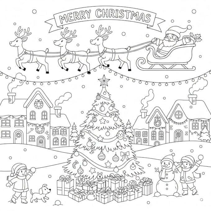 make a unique coloring book  ready to print