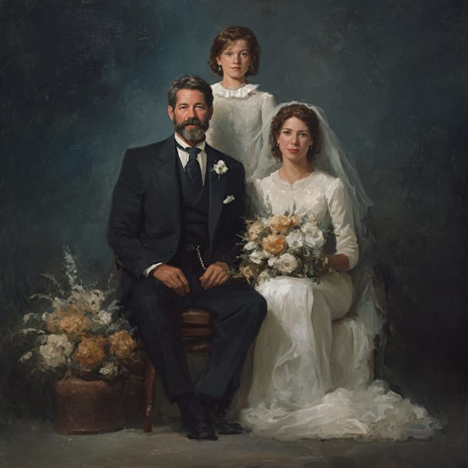 draw a wonderful family portrait