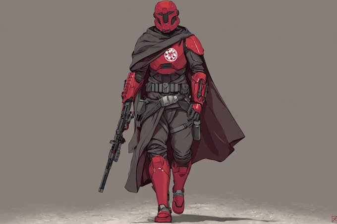 doyour sci fi and star wars character art illustration