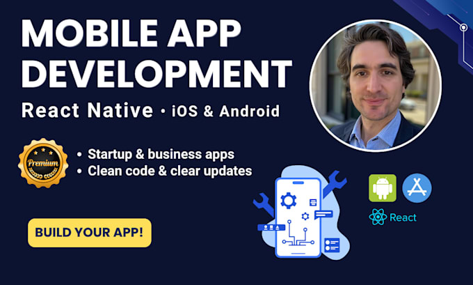 do mobile app development with react native for ios and android
