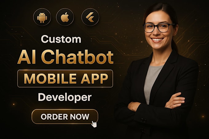 develop ai mobile apps, ai saas, ai chatbots and custom mobile apps