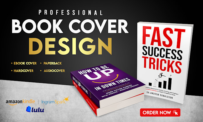 design professional book cover, ebook cover and kdp cover design