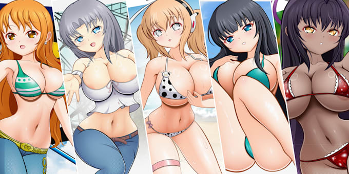 do anime girls illustrations