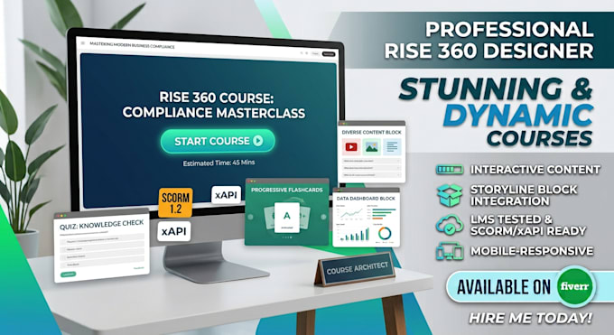 create custom articulate rise courses with storyline interactive blocks