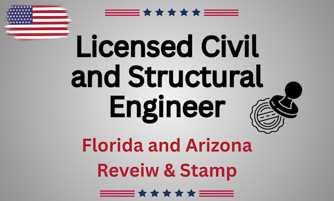 Review stamp as licensed civil and structural engineer in florida and ...