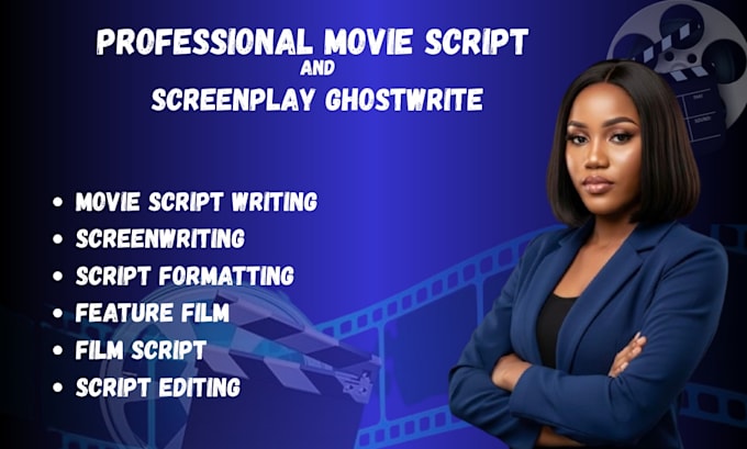 Write screenplay feature film script movie script screenwriting tv ...