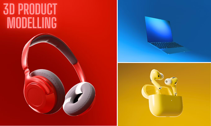 create realistic 3d product rendering for ecommerce