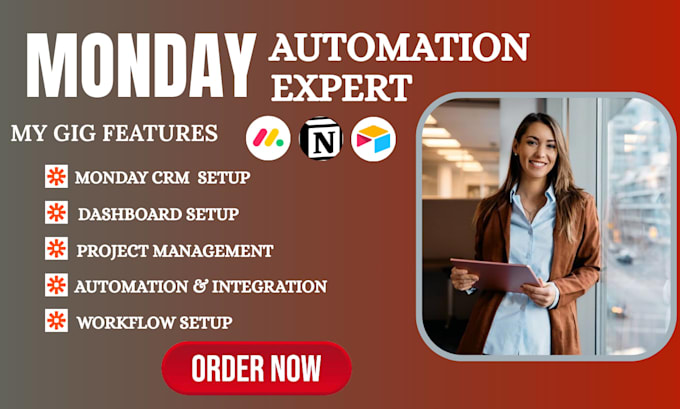 be your monday com automation expert for monday crm setup workflow management