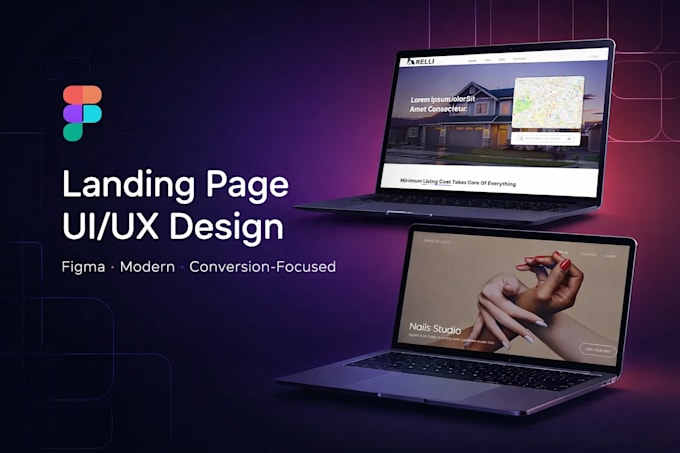 website landing  page design
