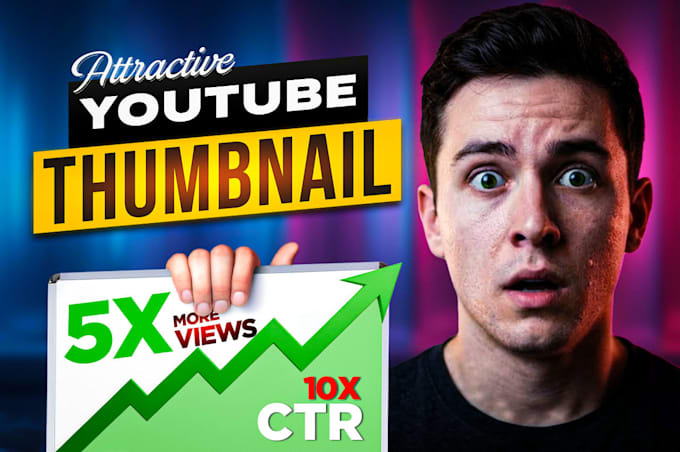design attractive youtube thumbnails that boost CTR