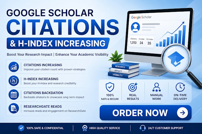 write article and increase google scholar citation