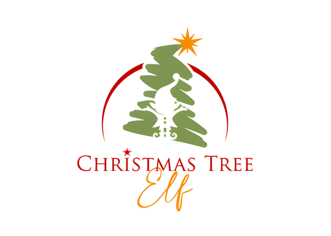 create custom christmas tree, elf or holiday lighting logo