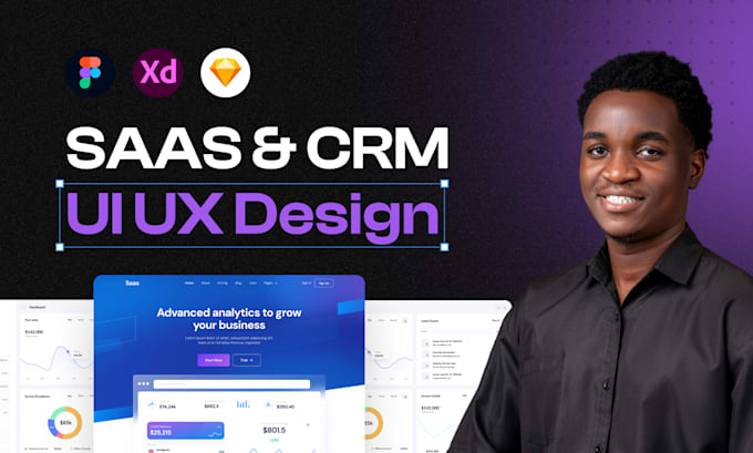 design engaging UI for your CRM, saas web app and dashboard