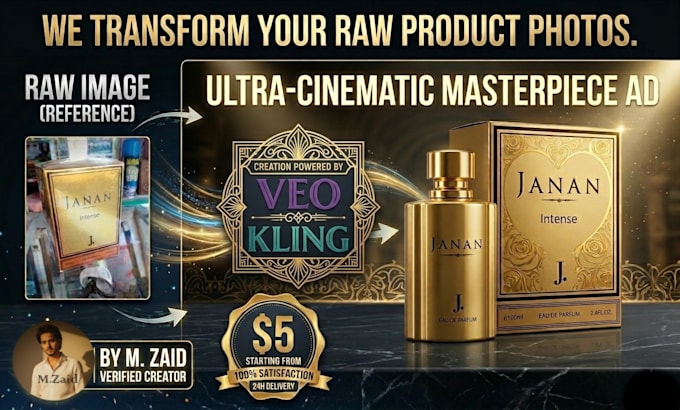 create cinematic ai product ads videos for social media